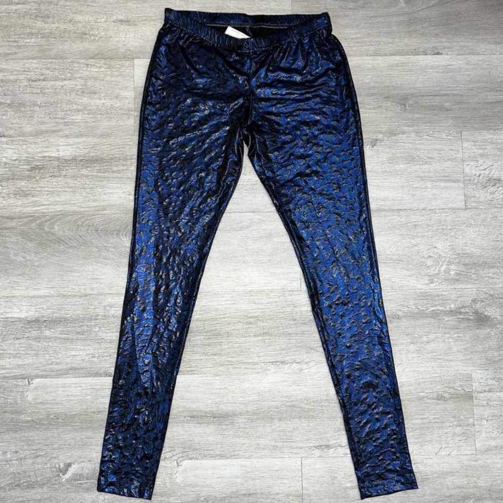 ASSA Metallic Bubble Blue Leg